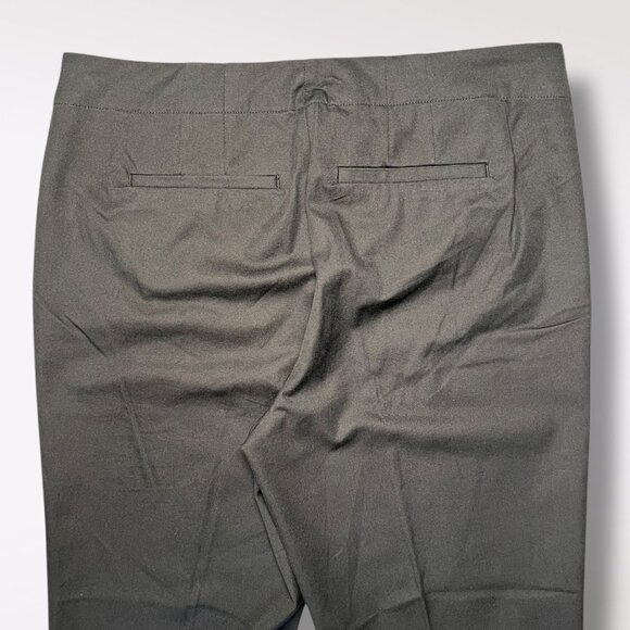 J Jill Black Cotton Stretch Pants Ankle Career Work Trousers Size 8 Petite - Picture 8 of 9